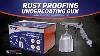 Undercoating Spray Gun For Rust Proofing And Undercoating Vehicles With Wand Kit